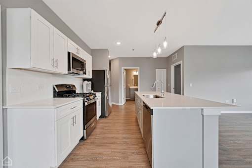 Lincoln Station Rowhomes Kitchen Area