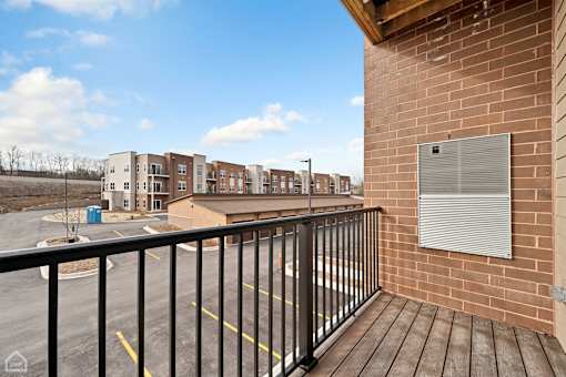 Balcony Lincoln Station Apartments