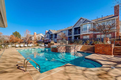 our apartments have a resort style pool with our apartments for rent