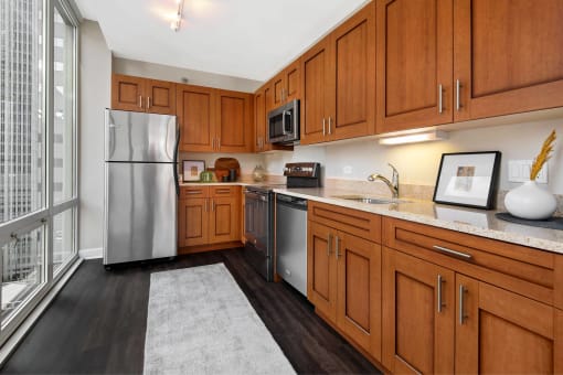 Granite Countertops & Stainless Steel Appliances