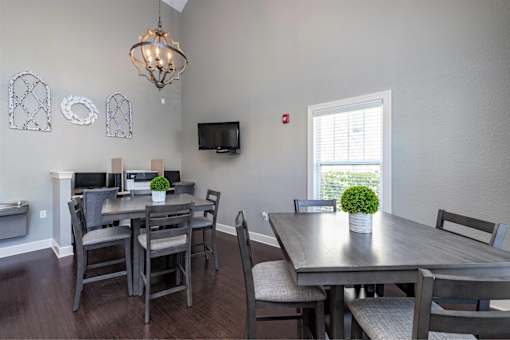 Big oaks apartments lakeland florida resident lounge area inside of clubhouse