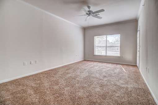 Bedroom with ceiling fans