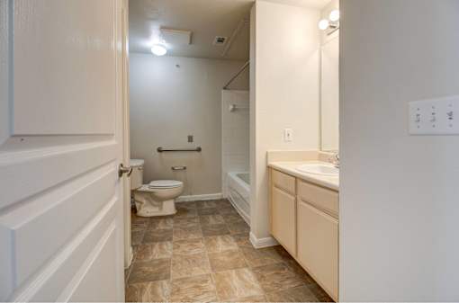Bathroom with wheel chair access