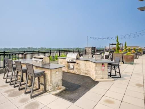 Rooftop Grilling Stations