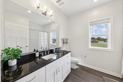 a white bathroom with a sink and a toilet