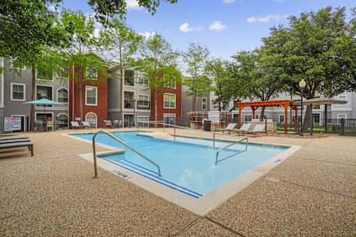 our apartments offer a swimming pool in front of our building