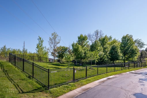 Pet-friendly community with a dog park