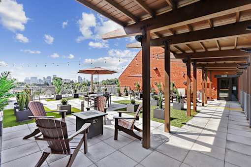 Rooftop Lounge Area