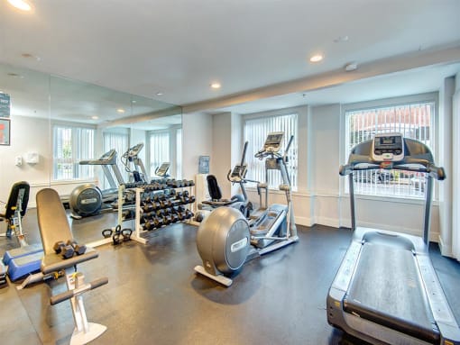 the apartments at masse corner 205 fitness room