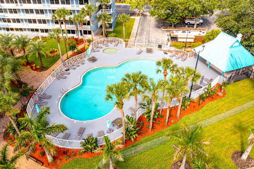 a swimming pool