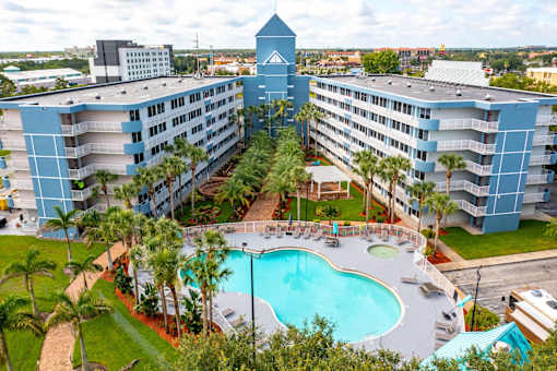 a view of the pool