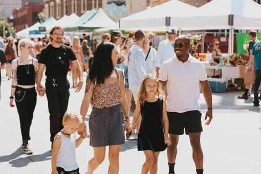 People at the Market at Kesler Apartments in Downtown Fargo, Fargo, North Dakota 58102