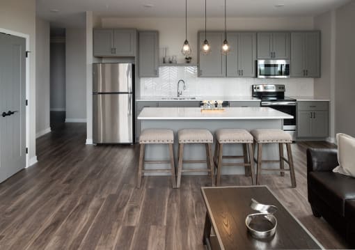 Kitchen at Dillard Apartments, Fargo, ND 58102