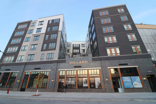 Five Story Apartment with Local Businesses on 1st Floor  at Dillard Apartments, Fargo North Dakota, 58102