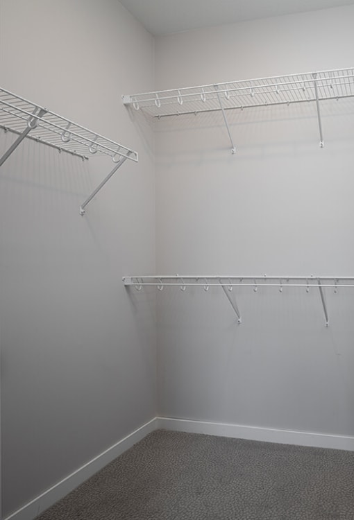 Closet at Kesler Apartments in Downtown Fargo, Fargo, ND 58102