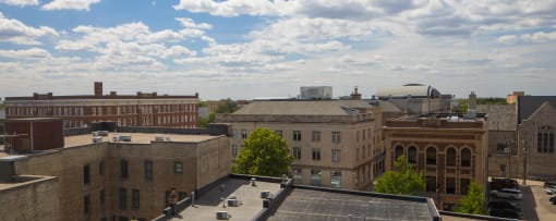 Cityscape outside at Kesler Apartments in Downtown Fargo, Fargo ND 58102