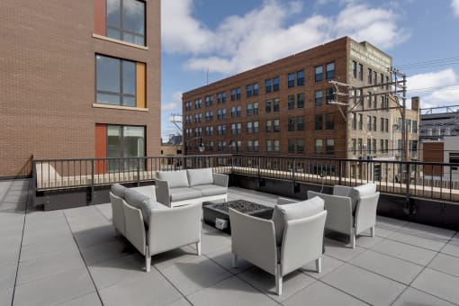 Rooftop Deck at Mercantile on Broadway, Fargo, ND 58102