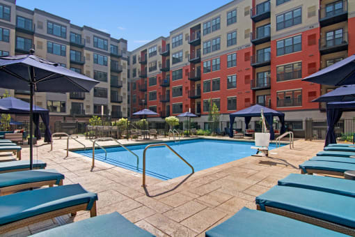 Gatsby Pool, apartments for rent in MN, Weidner Foundation