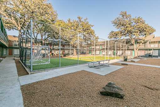 Soccer and sports field at Chapel Creek Apartments Dallas