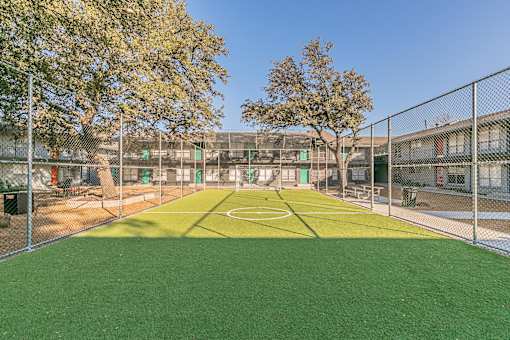 Soccer and sports field at Chapel Creek Apartments Dallas