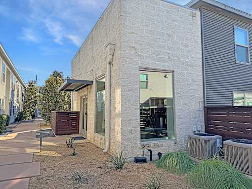 24-hour fitness center with cardio and strength equipment at Reserve on Abrams