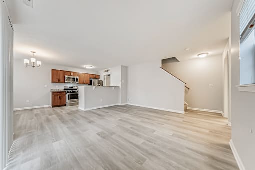Townhome living room space.