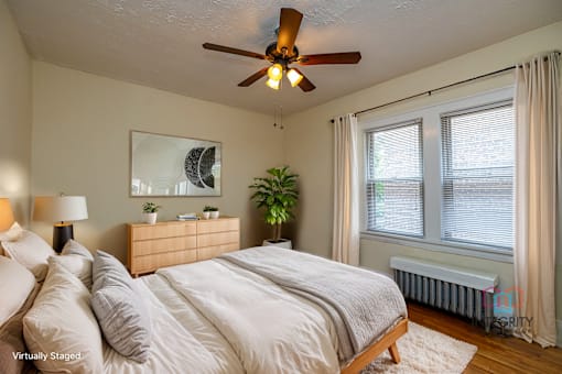 Furnished Bedroom at Heights Collection Apartments, Ohio