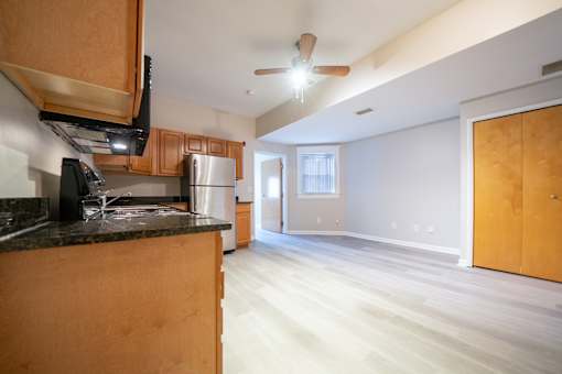Stylish Kitchen at Tremont Terraces Apartments, Cleveland, OH, 44113
