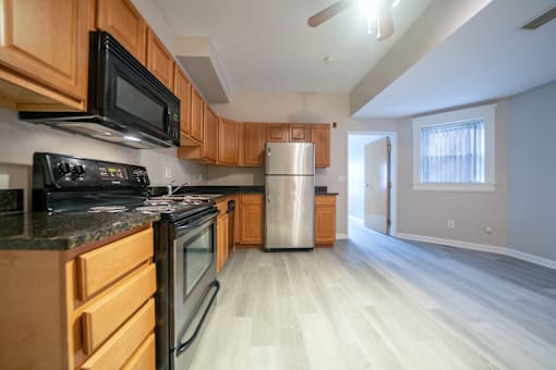 Family Kitchen at Tremont Terraces Apartments, Cleveland, OH