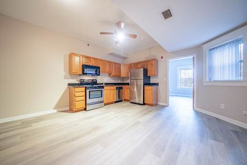 Open Concept Kitchen at Tremont Terraces Apartments, Cleveland, 44113