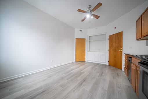 Functional Kitchen at Tremont Terraces Apartments, Cleveland, OH, 44113