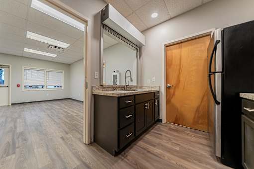 Small Kitchen at River Run Apartments, Ohio, 44485