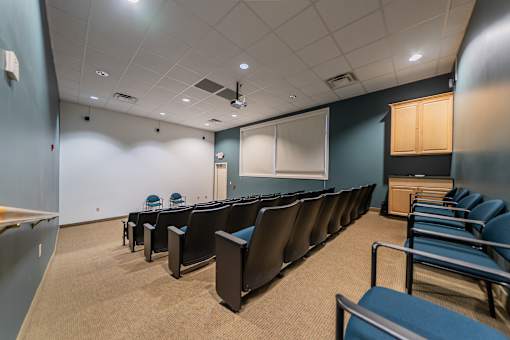 Presentation Room at River Run Apartments, Warren