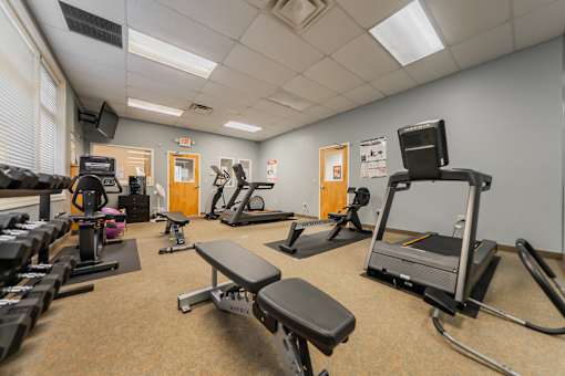 Fitness Center at River Run Apartments, Warren, OH