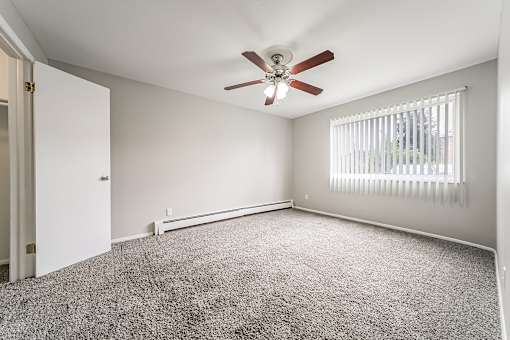 Empty Bedroom at Integrity Chardon Apartments,Ohio, 44024