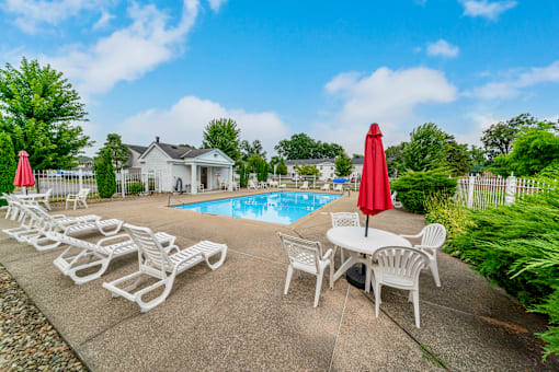 Olmsted Falls Village Outdoor Pool at Integrity Berea Apartments, Ohio, 44017