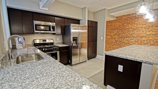 Sample Kitchen 5 at Integrity Cleveland Heights Apartments, Cleveland Heights, Ohio