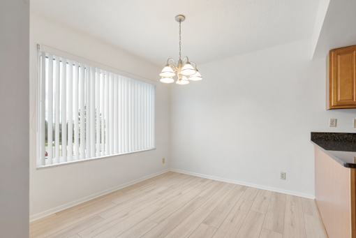 Dining area off of kitchen.at Atrium in The Village, Beachwood