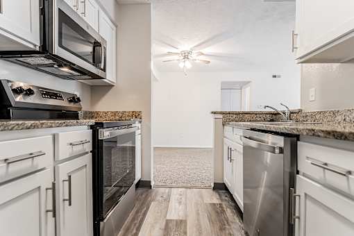 Updated kitchen option at Hunt Club Apartments, Copley