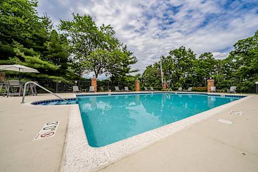 Outdoor Pool at Hunt Club Apartments, Copley, Ohio