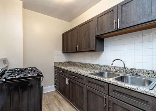 Updated Kitchen at Heights Collection Apartments, Cleveland Heights, OH