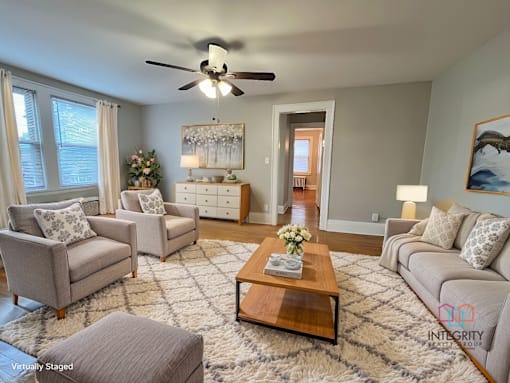 Furnished Living Room at Heights Collection Apartments, Cleveland Heights, OH