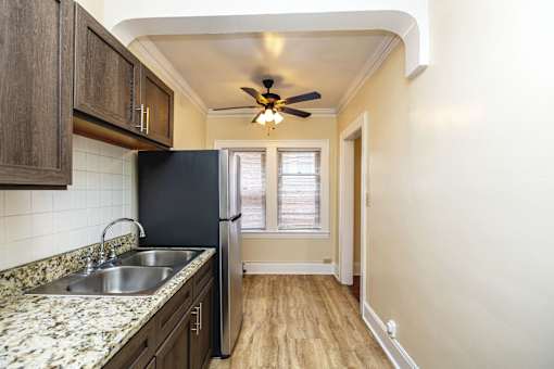 Granite Countertop at Heights Collection Apartments, Cleveland Heights 44106