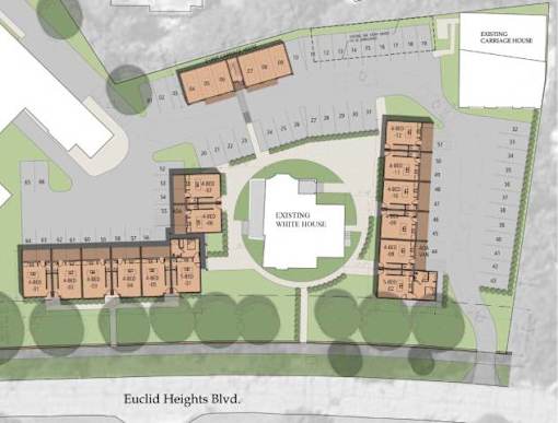 A map shows the layout of a residential area with Euclid Heights Blvd.