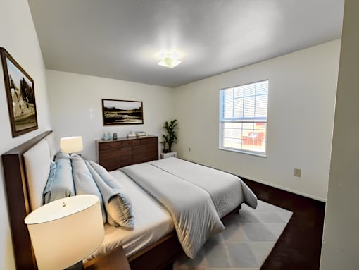 Master Bedroom at Renova of Brunswick Apartments, Brunswick, OH