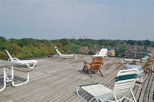 Rooftop sundeck views