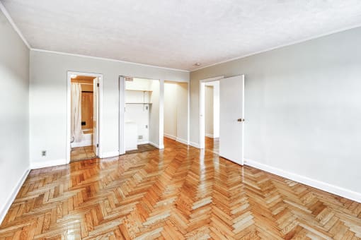 Large Bedrooms with hardwood floors at Shaker Collection  Apartments, Integrity Realty, Ohio, 44120