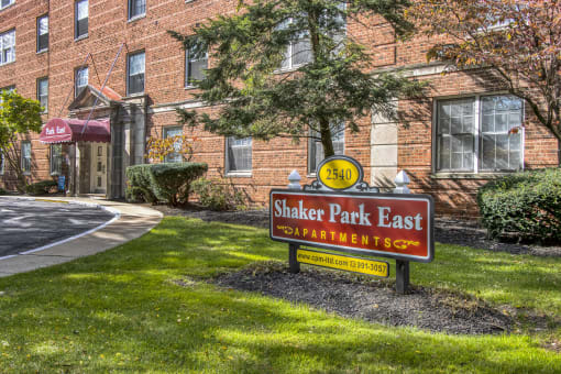 Property Signage at Shaker Collection  Apartments, Integrity Realty, Cleveland, 44120