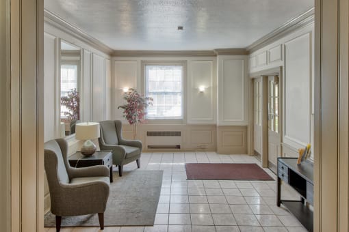 Lobby at Shaker Collection  Apartments, Integrity Realty, Cleveland, OH, 44120