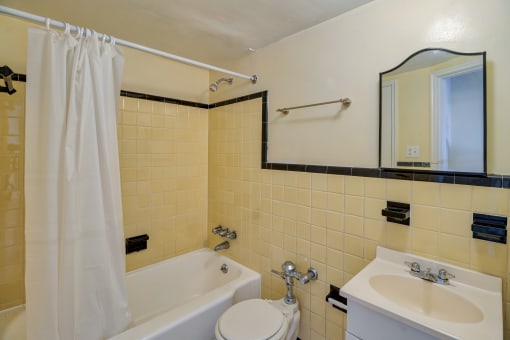 Tiled Bathrooms at Shaker Collection  Apartments, Integrity Realty, Ohio
